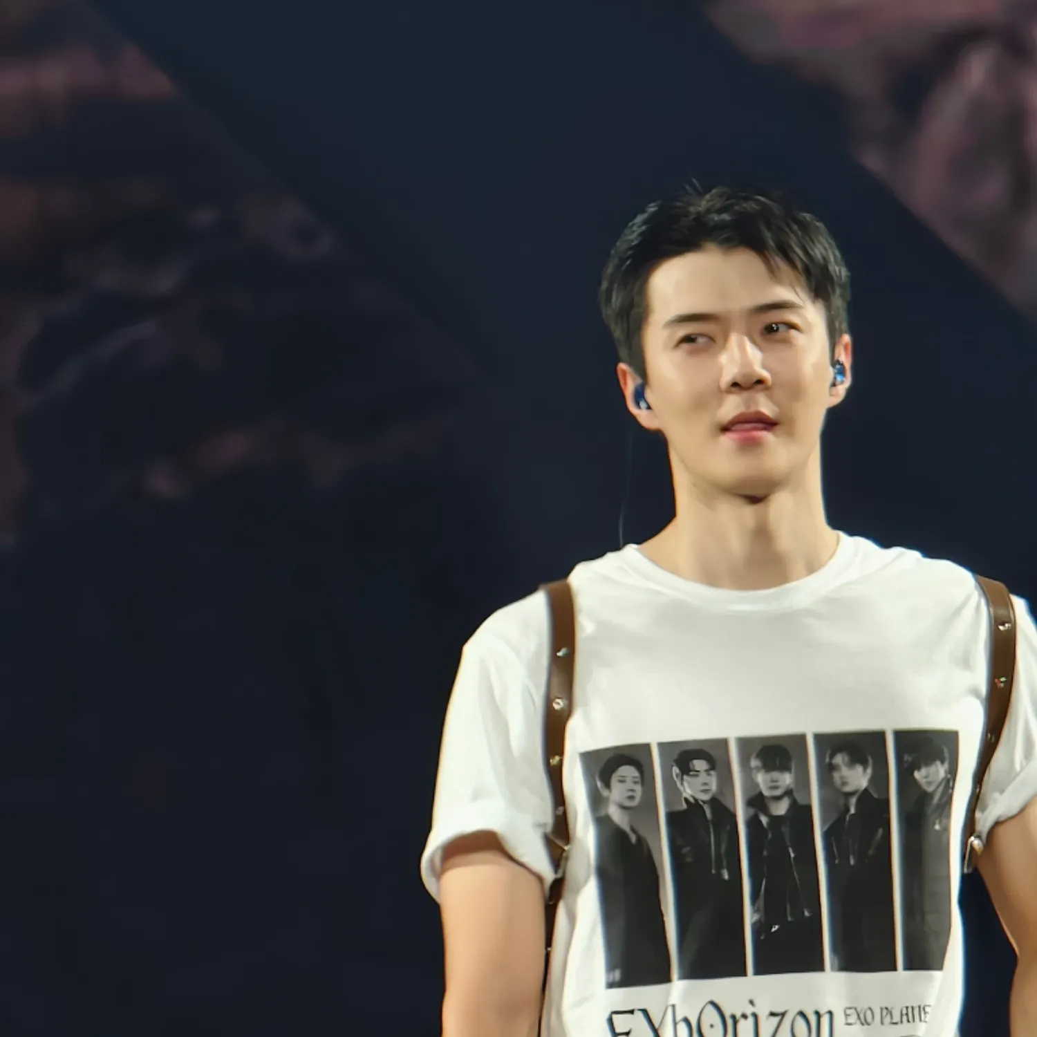 Recent activity shot of Sehun (EXO)