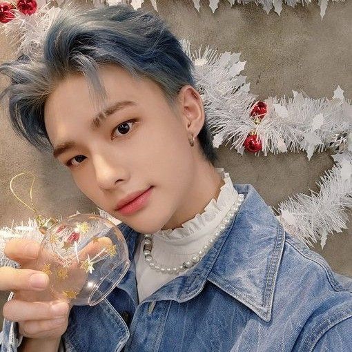 Recent activity shot of Hyunjin (Stray Kids)