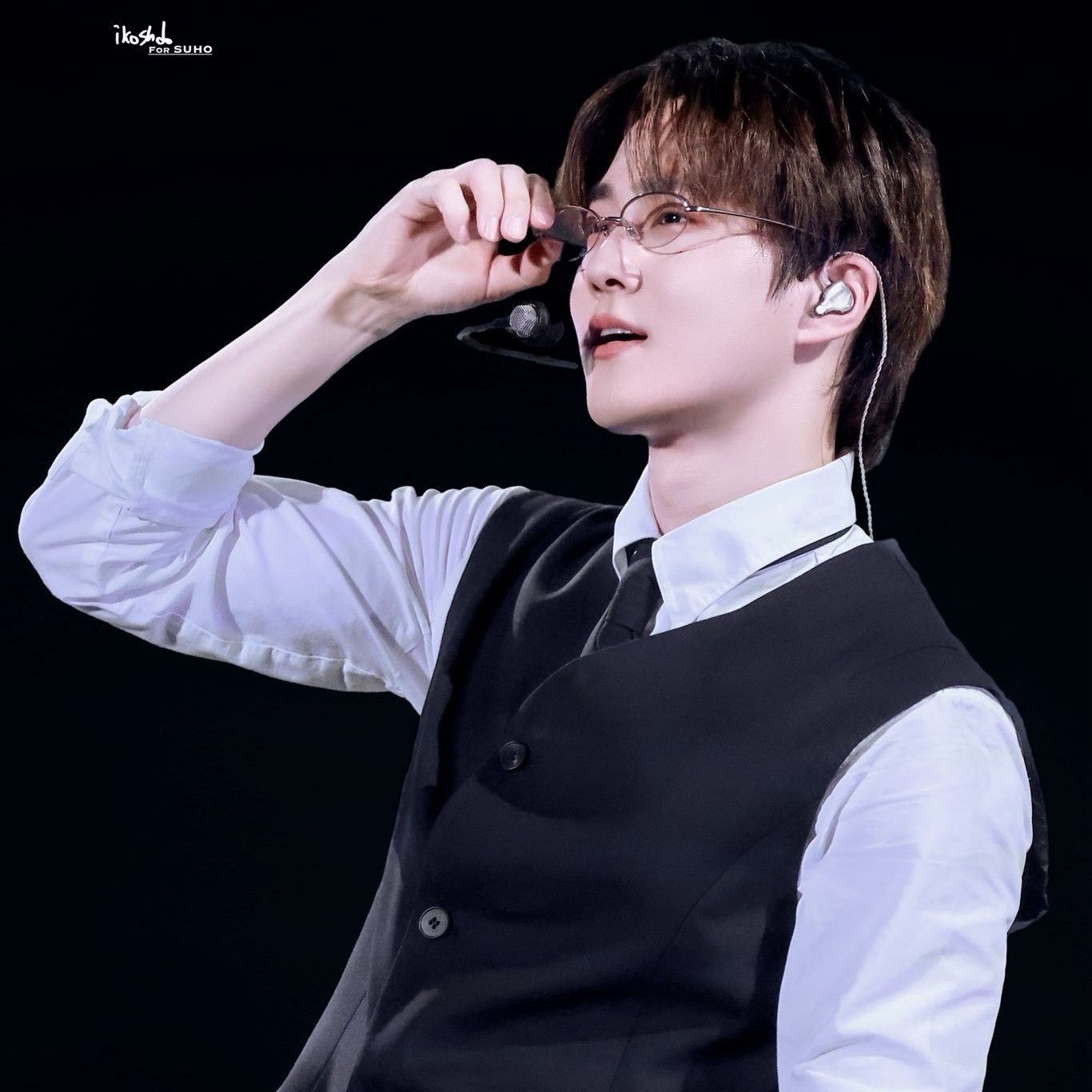 Recent activity shot of Suho (EXO)