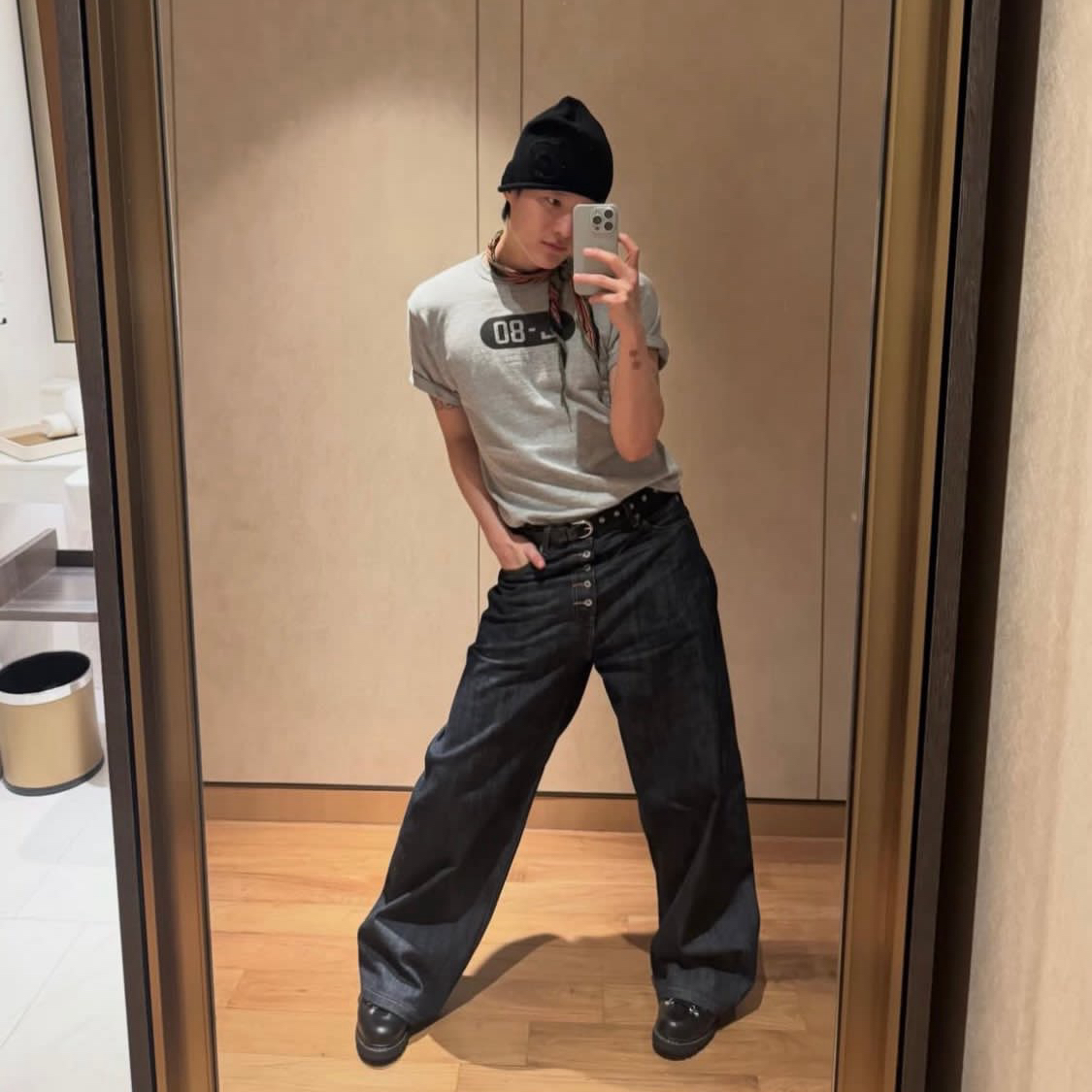 A moment captured by WOODZ's fan