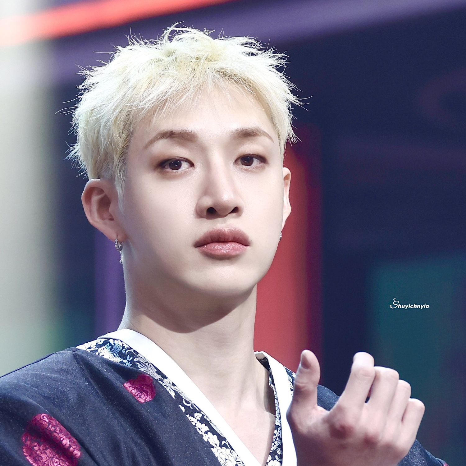 A moment captured by Stray Kids's fan