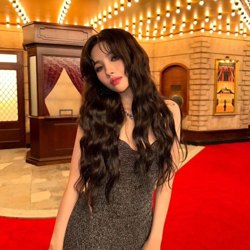 Recent activity shot of Soyeon (i-dle)