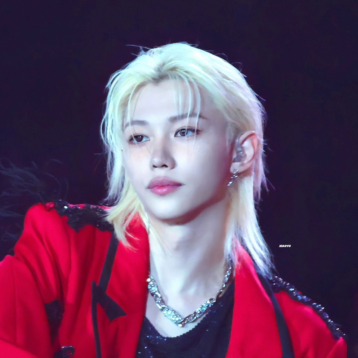 Recent activity shot of Felix (Stray Kids)