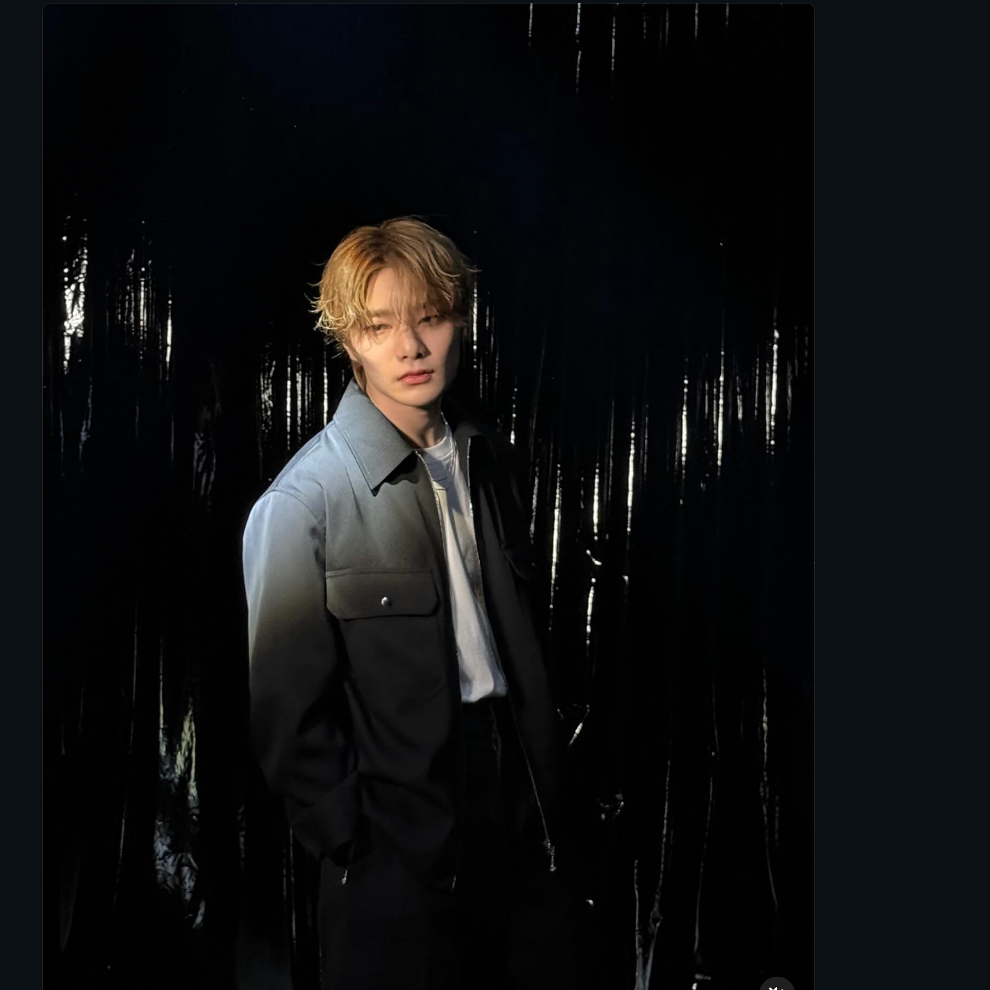 A moment captured by Stray Kids's fan