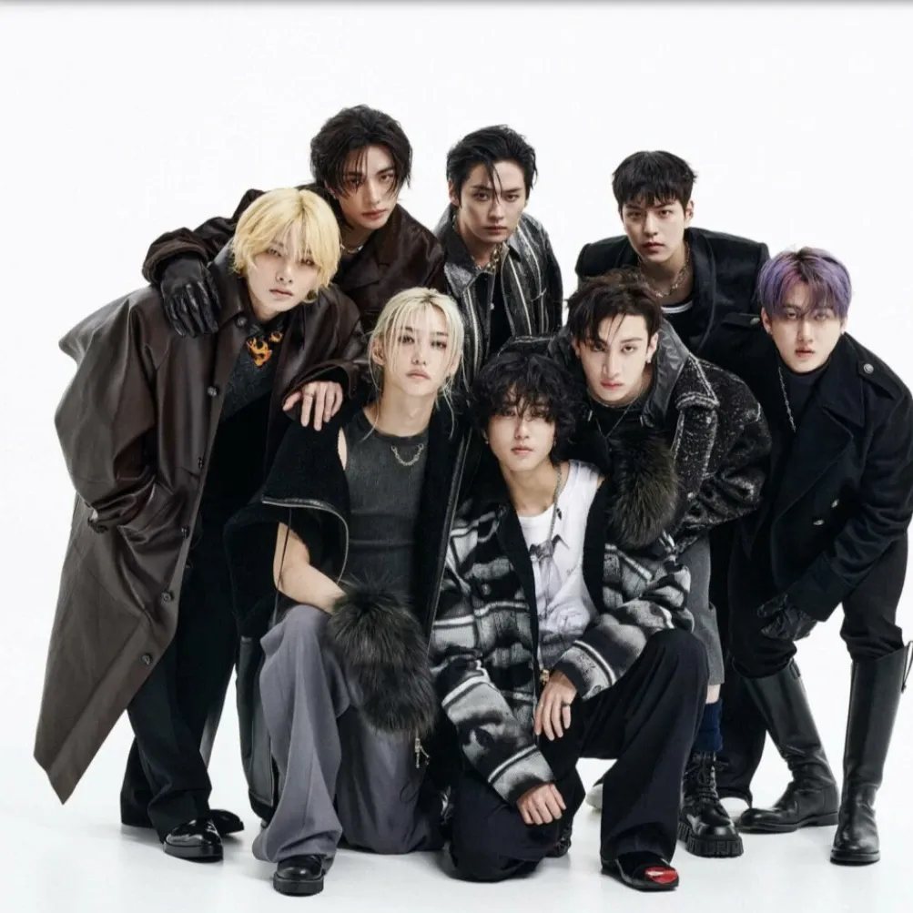 A moment captured by Stray Kids's fan