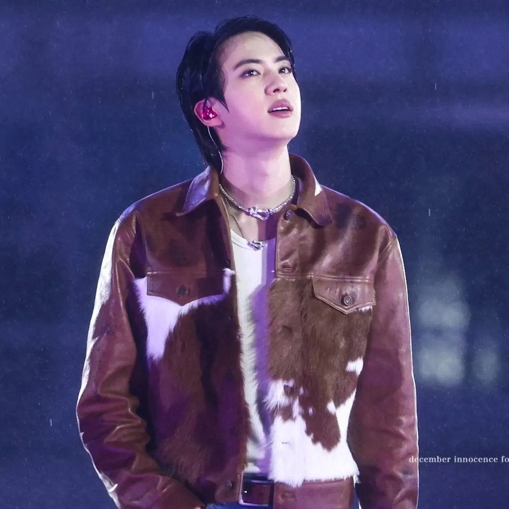 Recent activity shot of Jin (BTS)