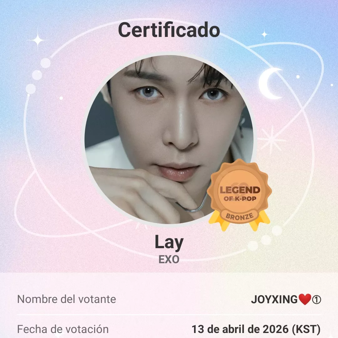 A moment captured by Lay (EXO)'s fan