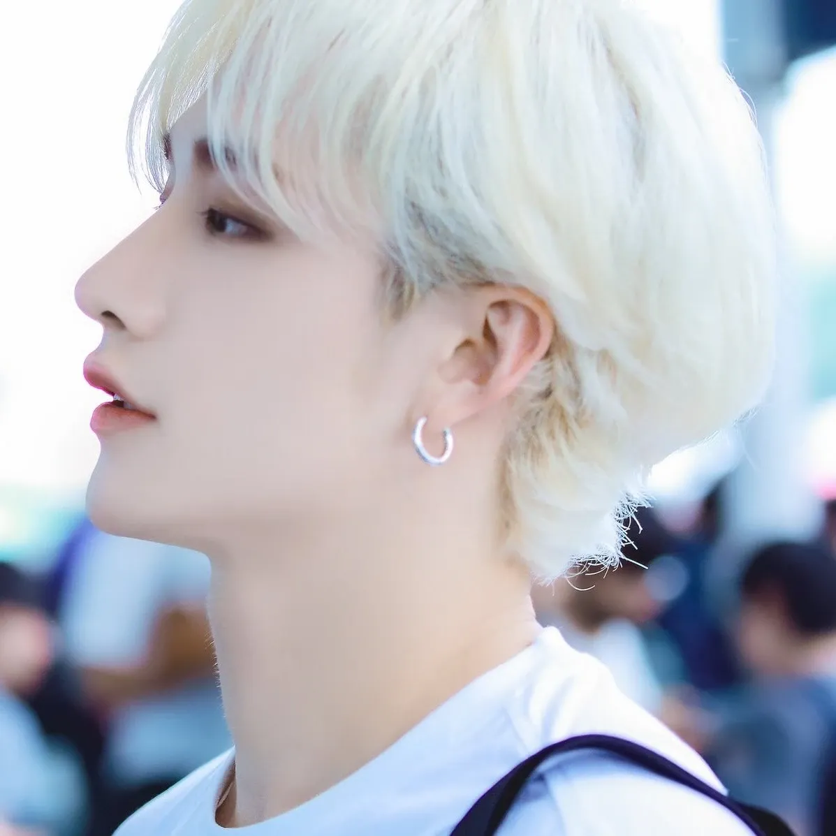 A moment captured by Bang Chan (Stray Kids)'s fan