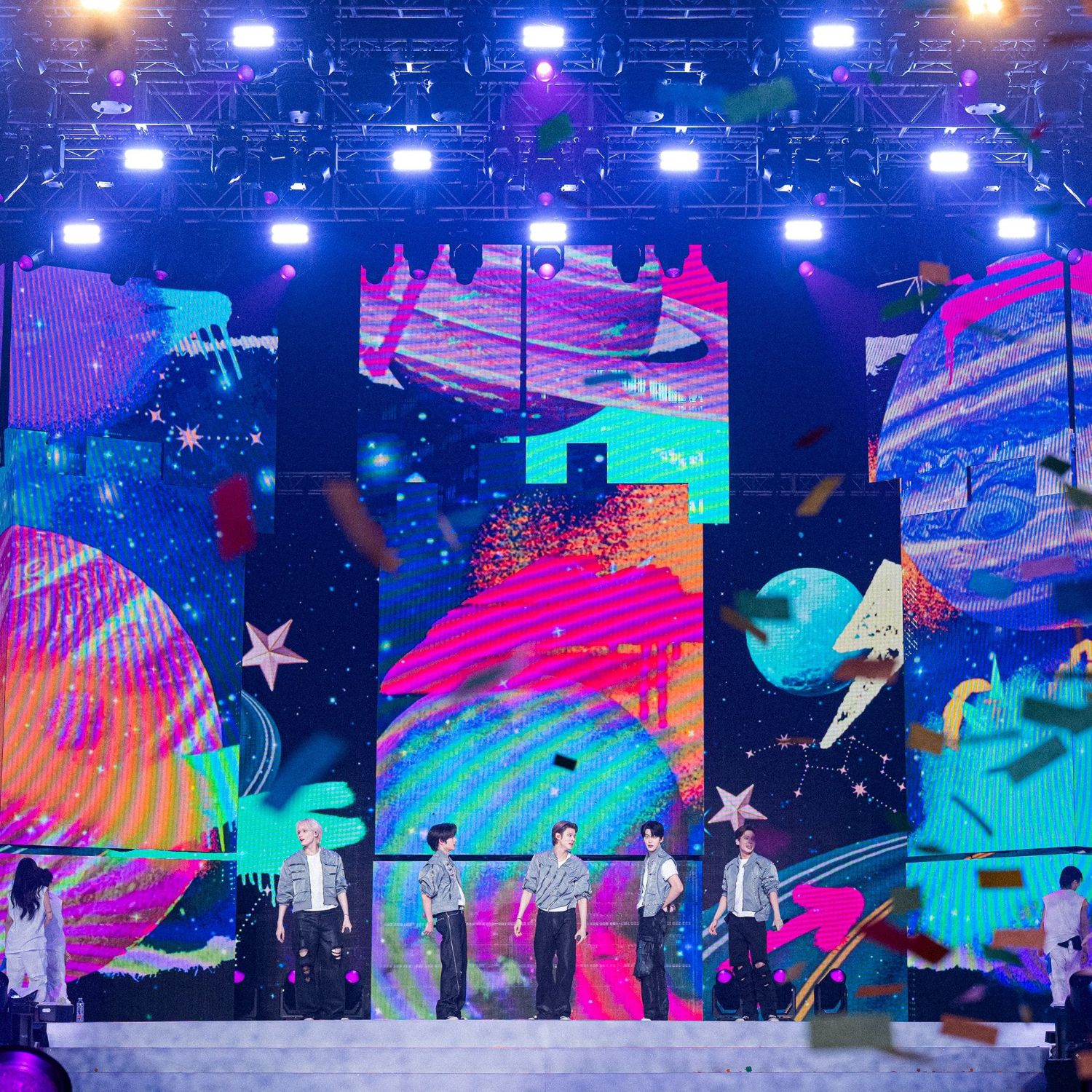 Recent activity shot of TOMORROW X TOGETHER