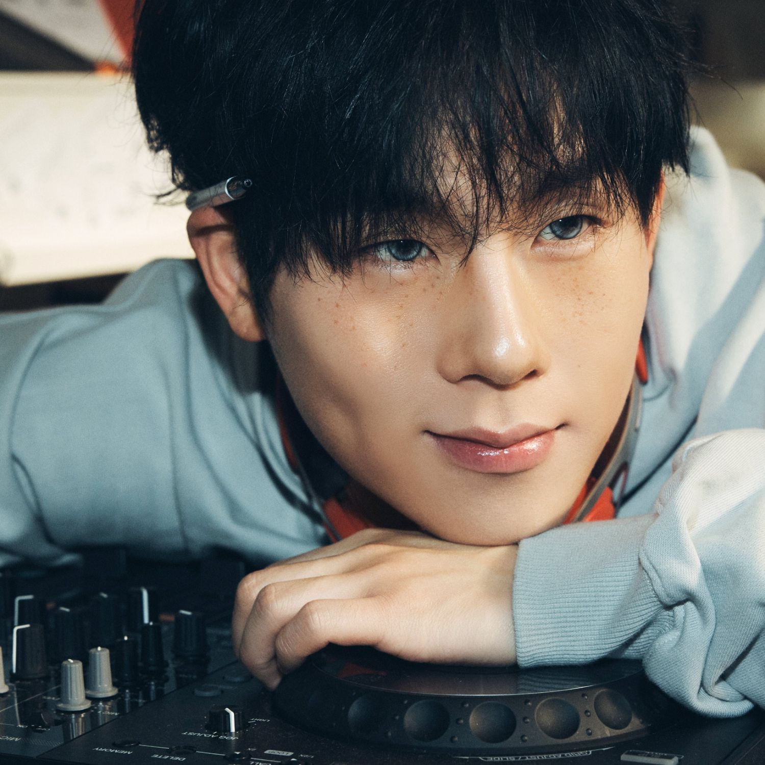 A moment captured by Joohoney (MONSTA X)'s fan