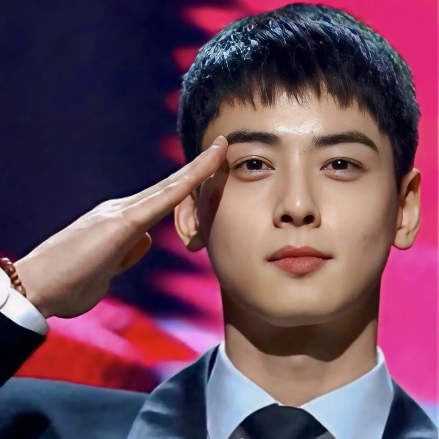 Recent activity shot of Eunwoo (ASTRO)