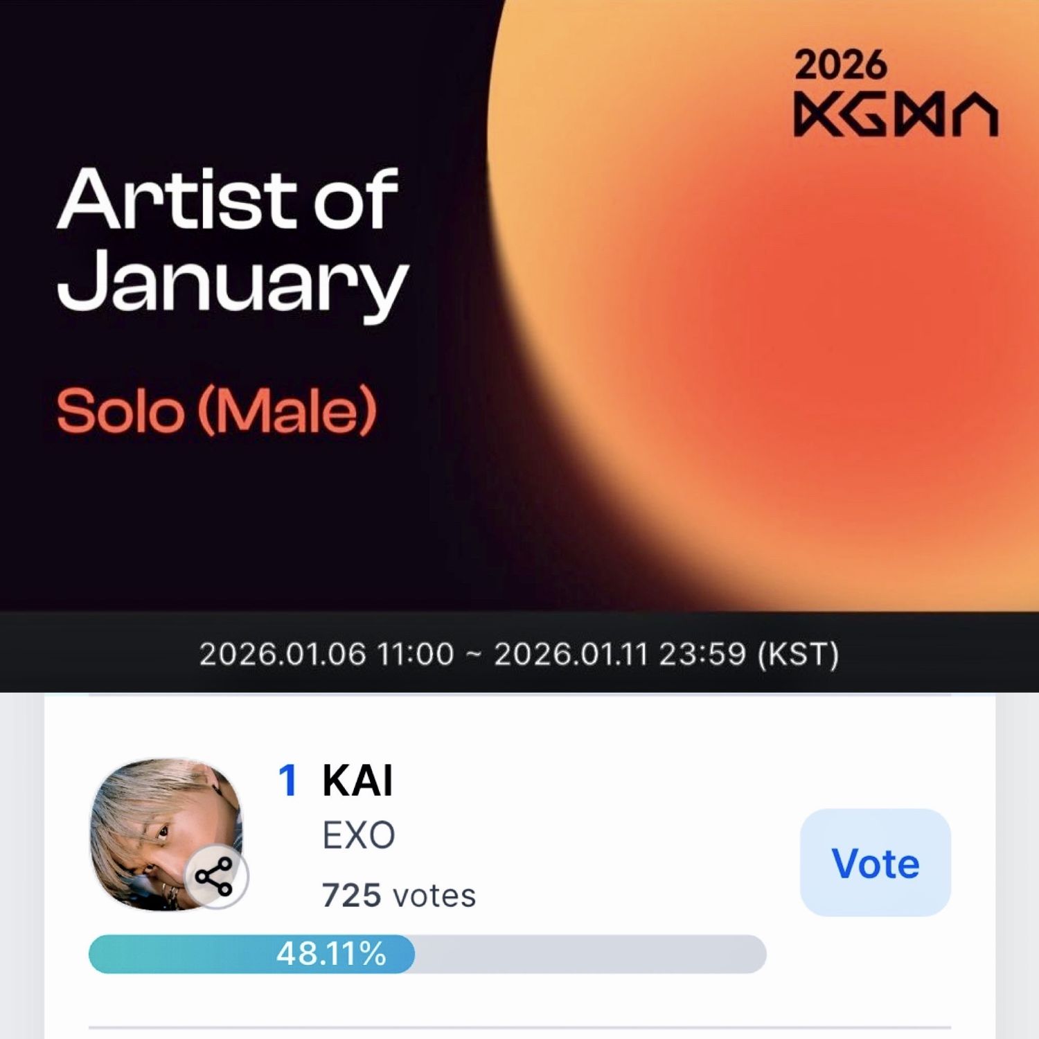 Potret di balik layar Kai (EXO)