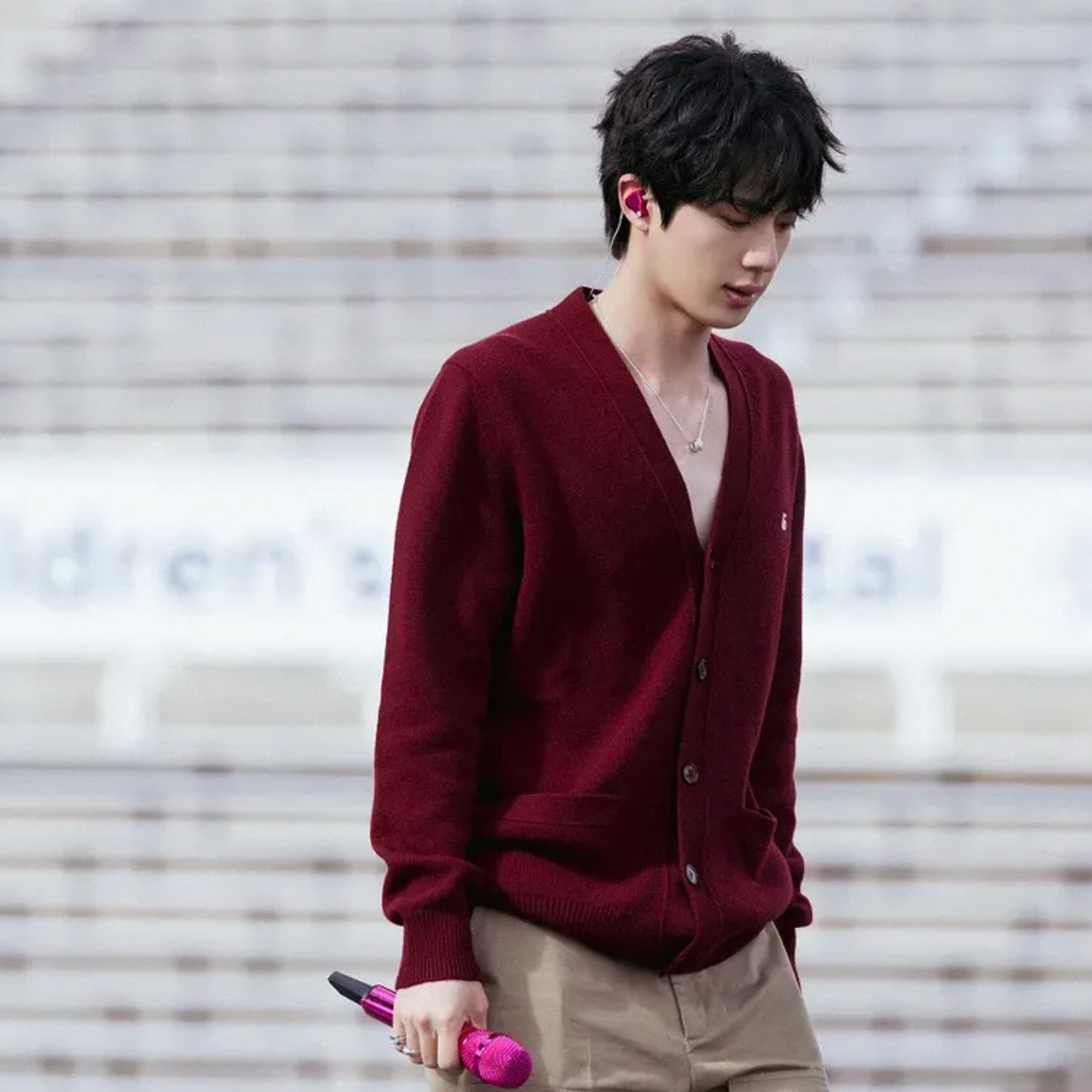 A moment captured by Jin (BTS)'s fan
