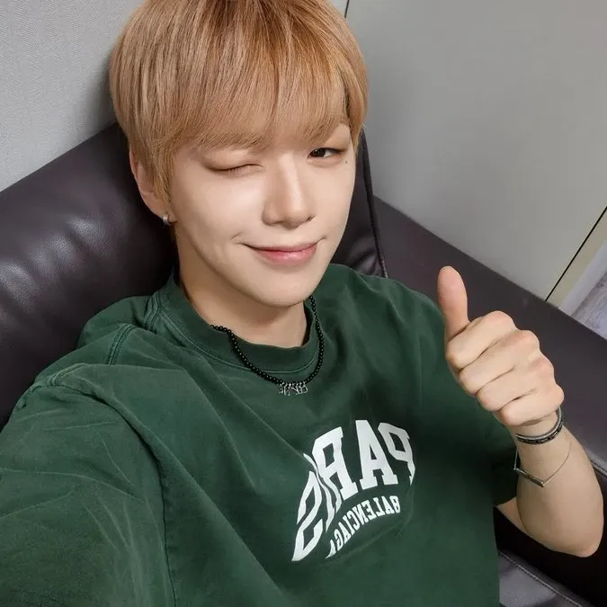 A moment captured by Kang Daniel's fan