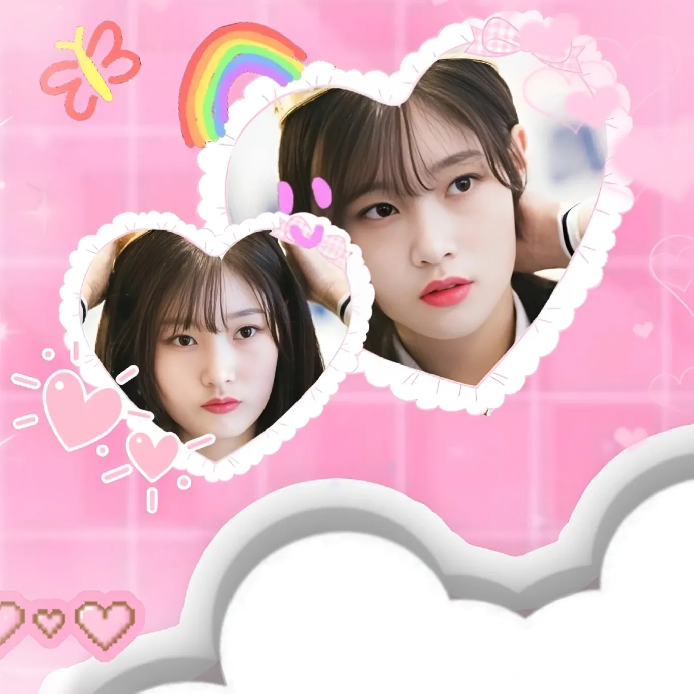 A moment captured by Chaeyeon (I.O.I)'s fan