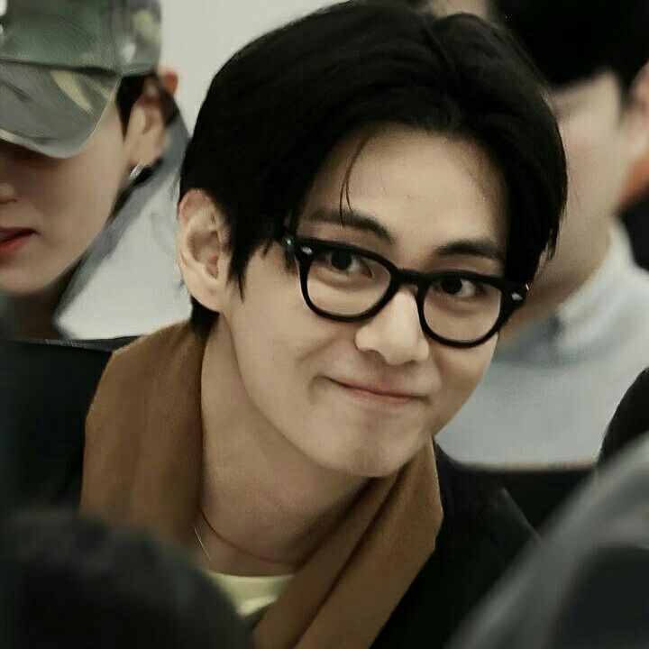 A moment captured by V (BTS)'s fan