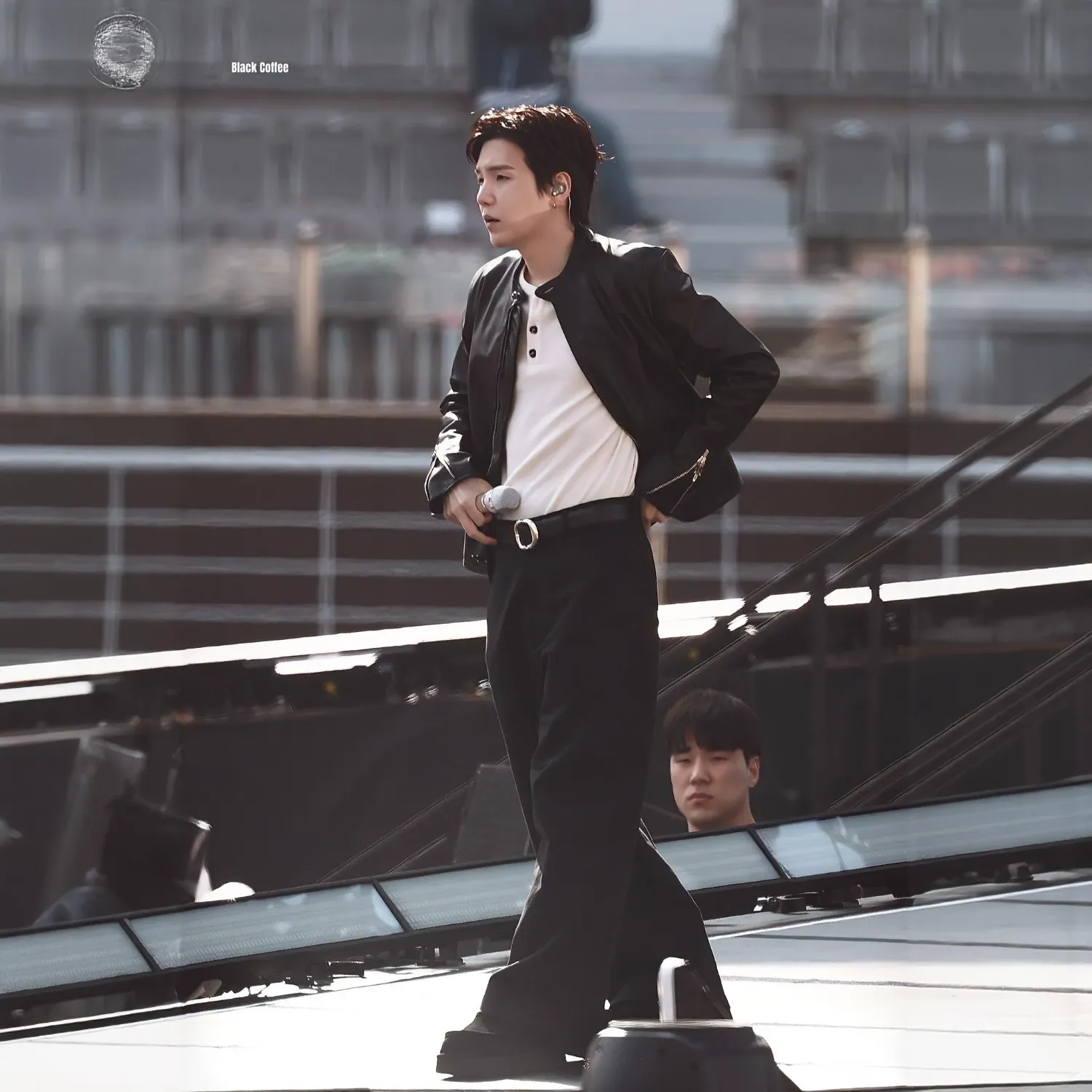 Recent activity shot of SUGA (BTS)