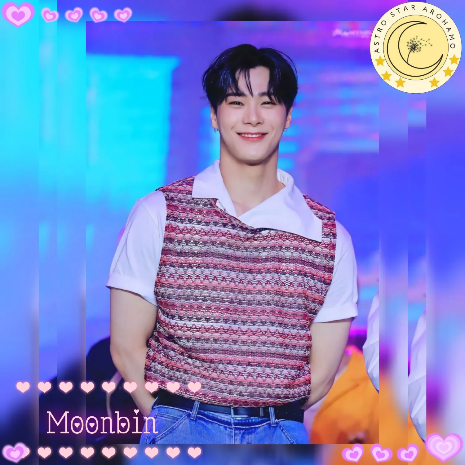 Recent activity shot of Moonbin (ASTRO)