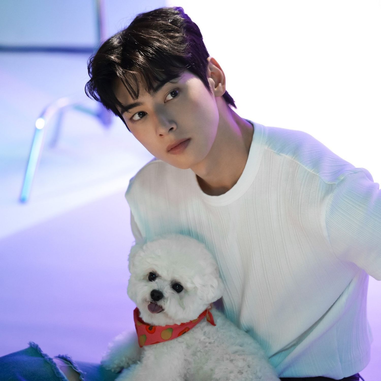 A moment captured by Eunwoo (ASTRO)'s fan