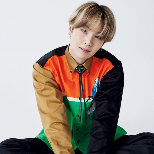 Recent activity shot of SUGA (BTS)