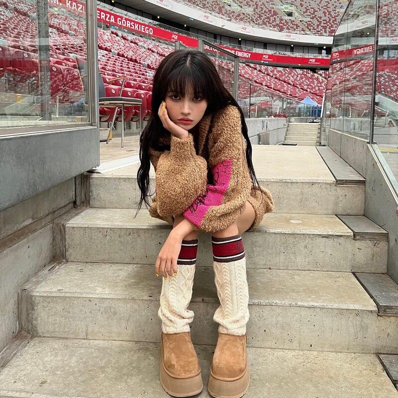 Recent activity shot of Soyeon (i-dle)