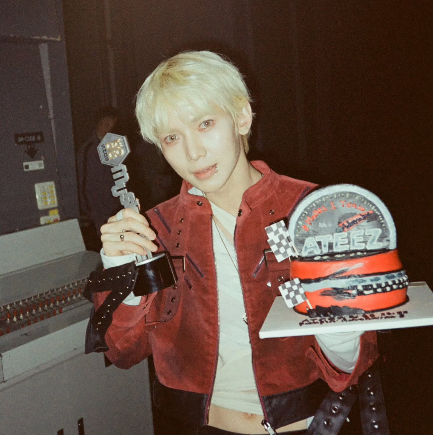 Recent activity shot of Yeosang (ATEEZ)