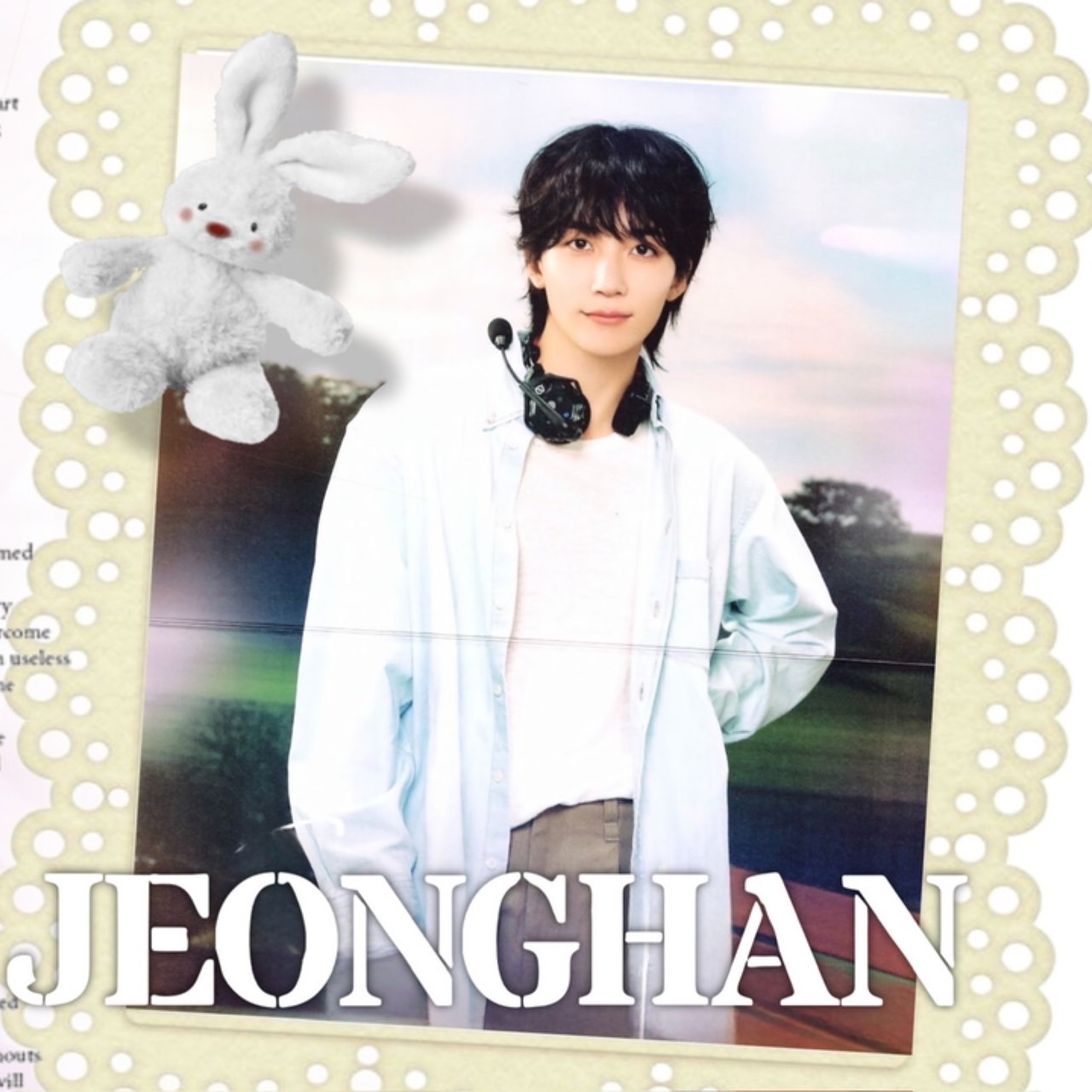 Recent activity shot of Jeonghan (SEVENTEEN)