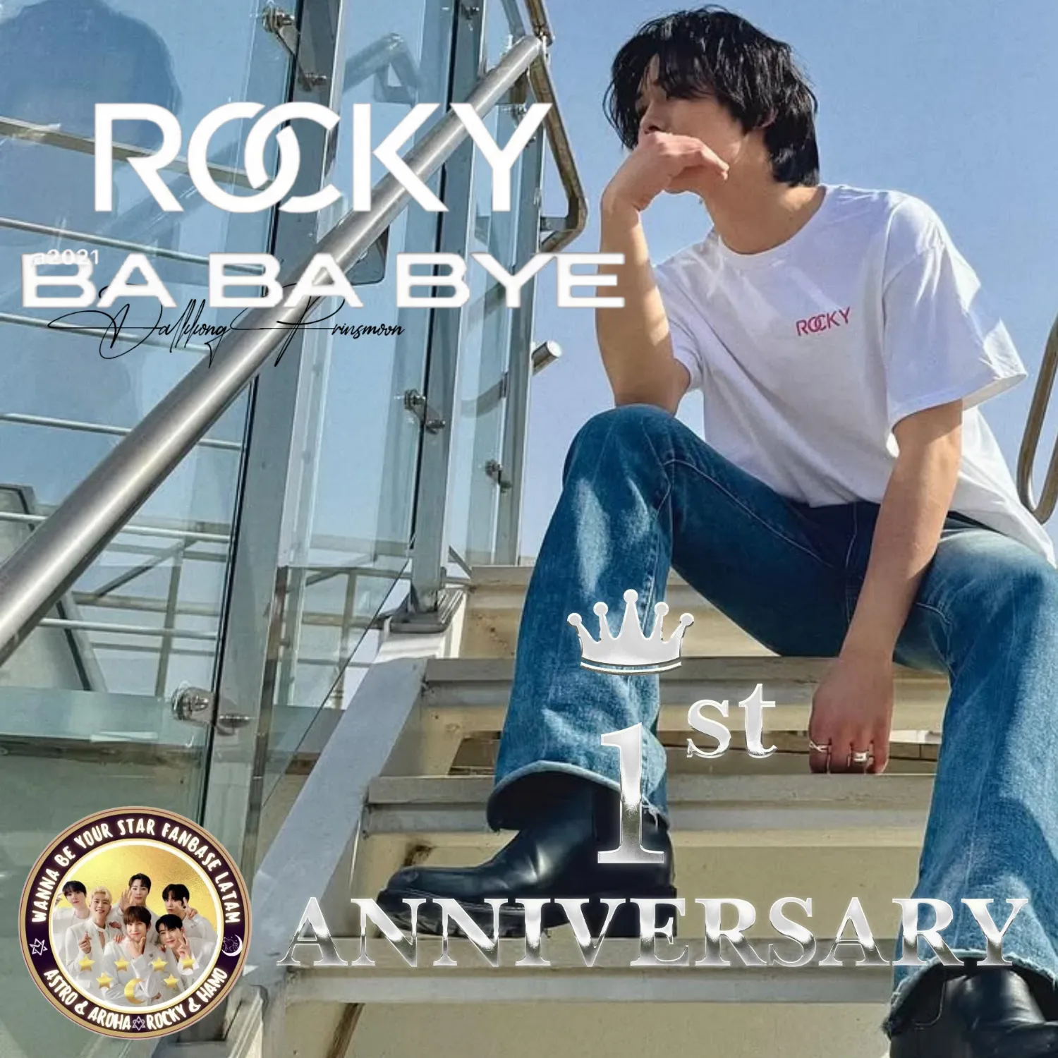 A moment captured by Rocky's fan