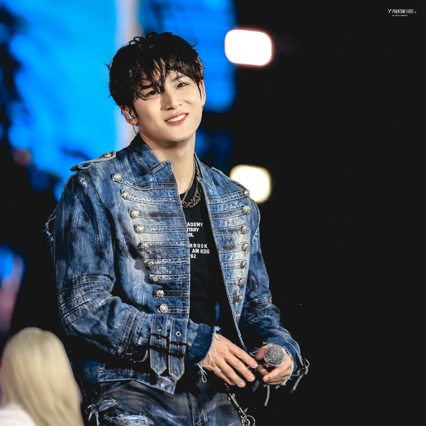 Recent activity shot of Mingyu (SEVENTEEN)