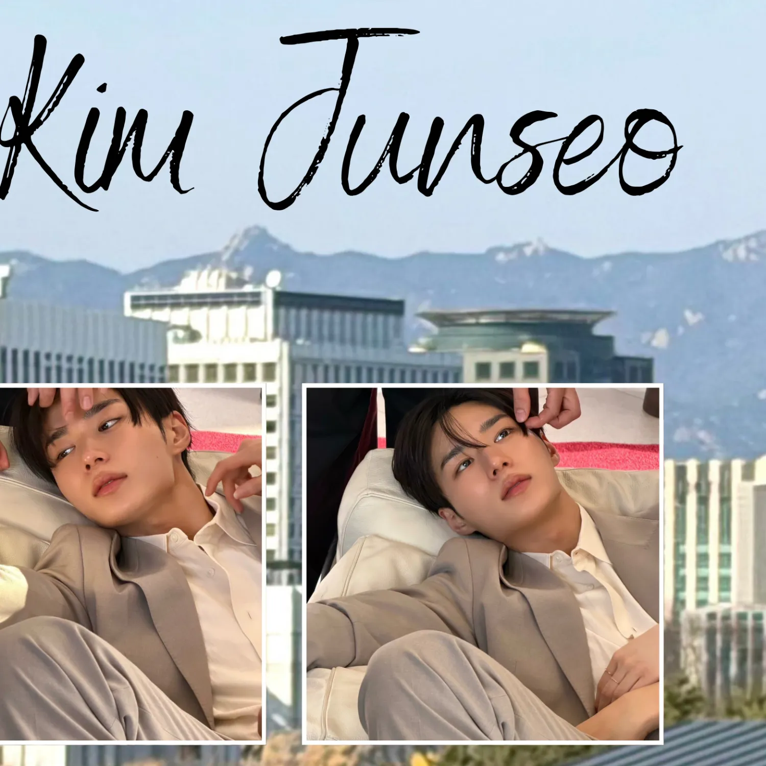 Behind-the-scenes cut of Kim Junseo (ALPHA DRIVE ONE)