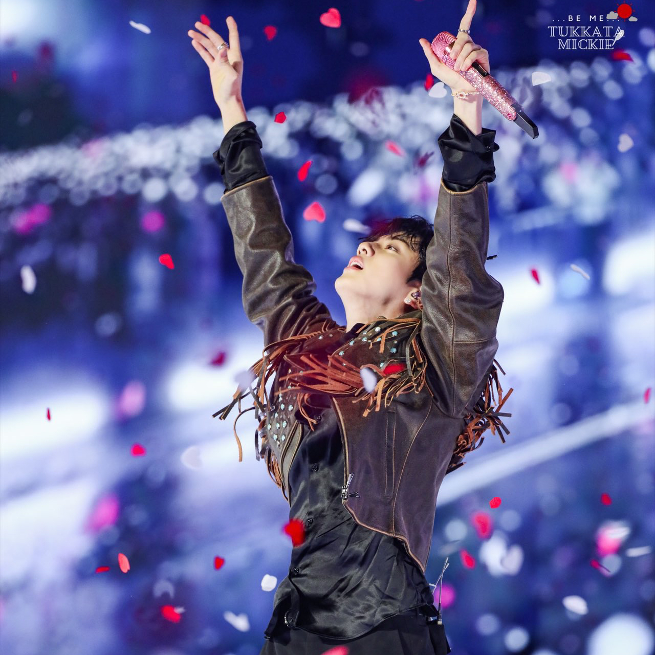 A moment captured by Jin (BTS)'s fan