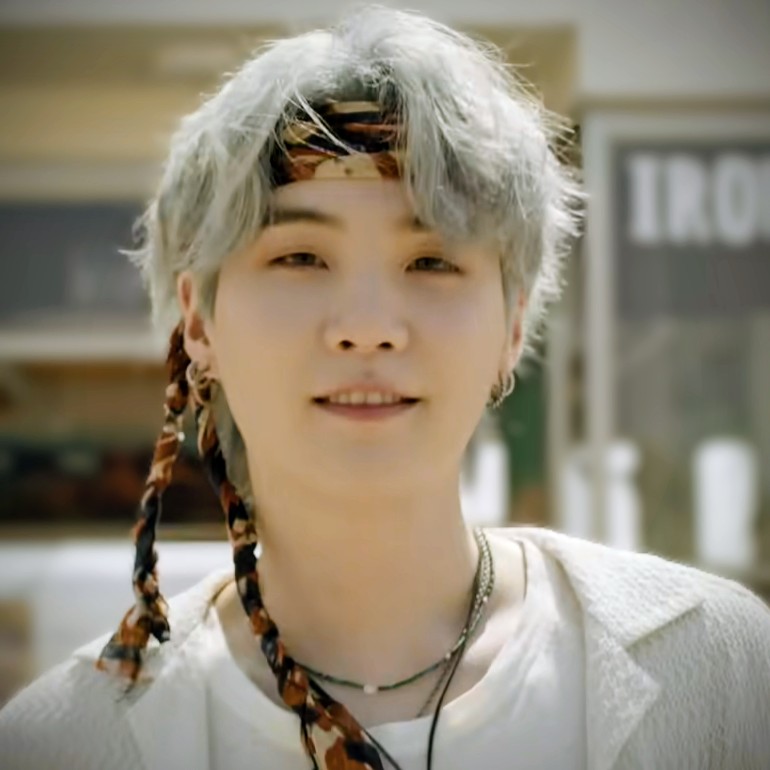 Recent activity shot of SUGA (BTS)