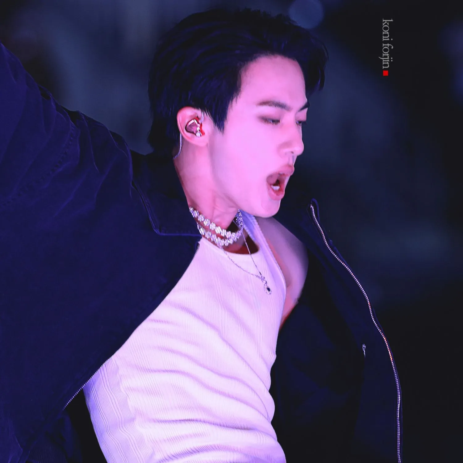 Recent activity shot of Jin (BTS)