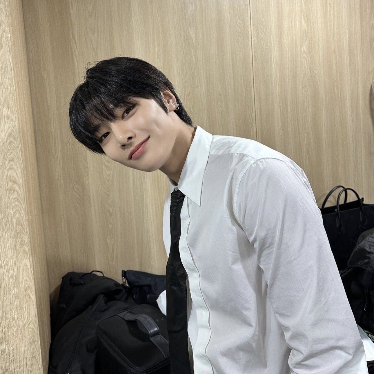 A moment captured by I.N (Stray Kids)'s fan