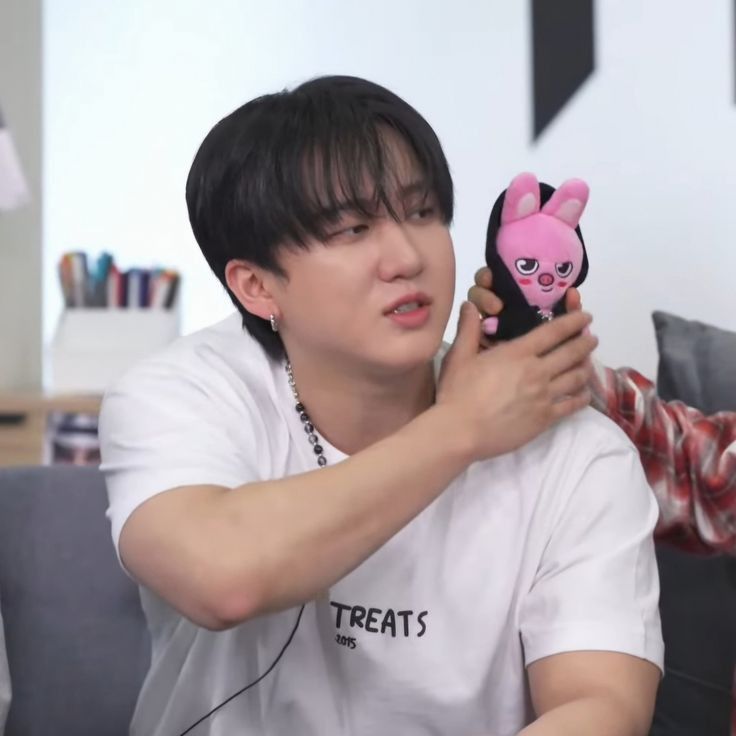 Recent activity shot of Changbin (Stray Kids)