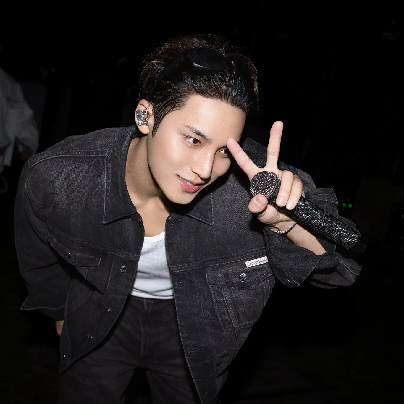 A moment captured by Mingyu (SEVENTEEN)'s fan