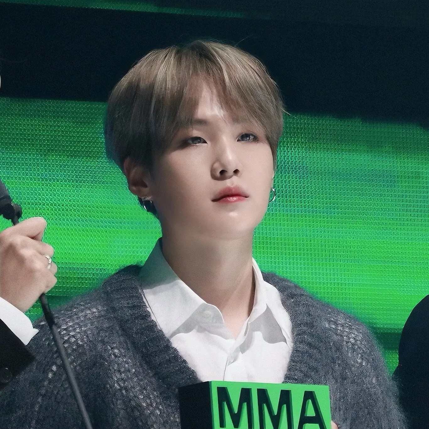 Recent activity shot of SUGA (BTS)