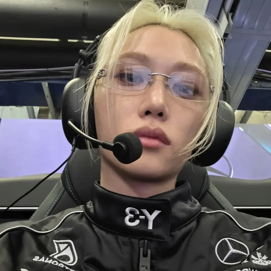 A moment captured by Stray Kids's fan