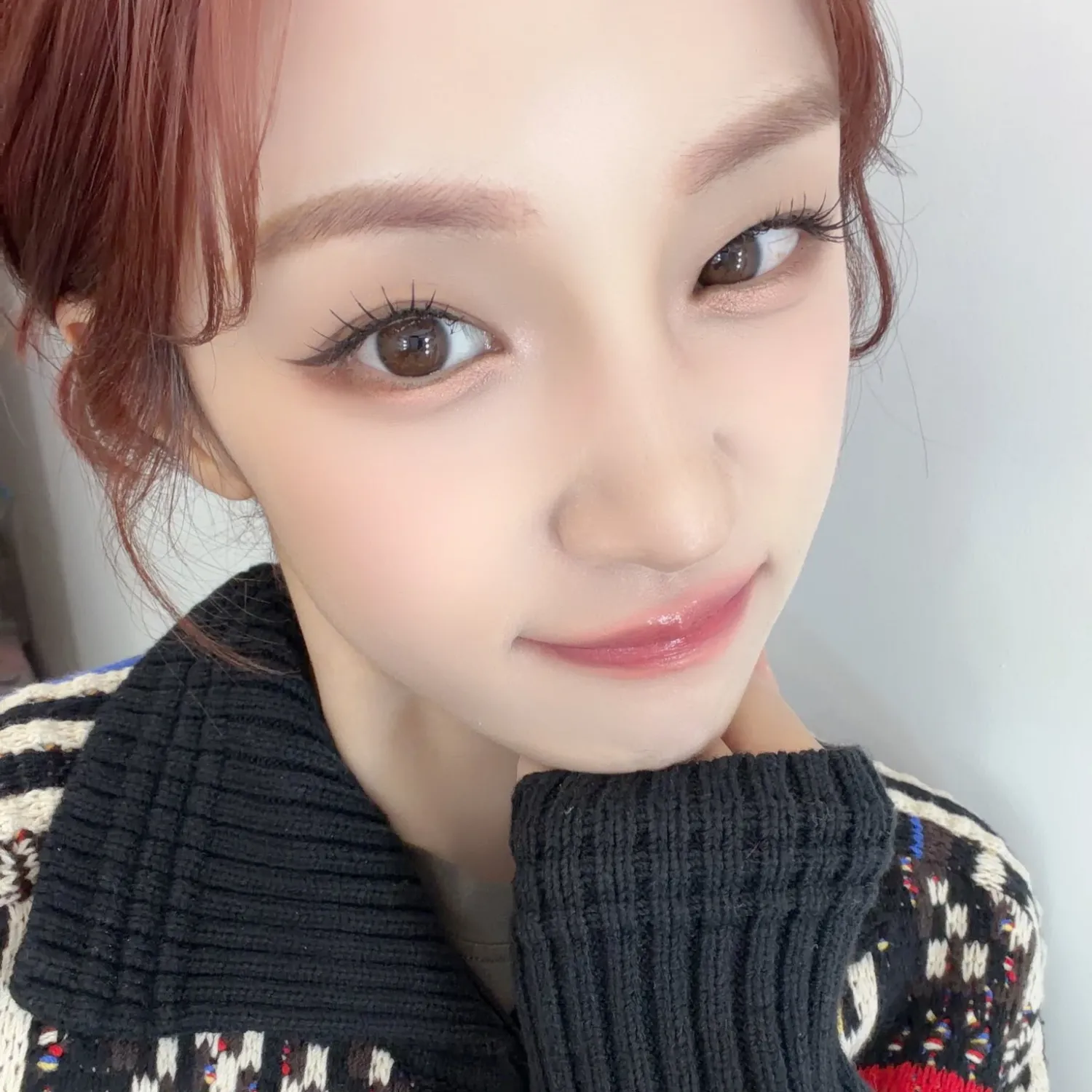 A moment captured by Yuqi (i-dle)'s fan