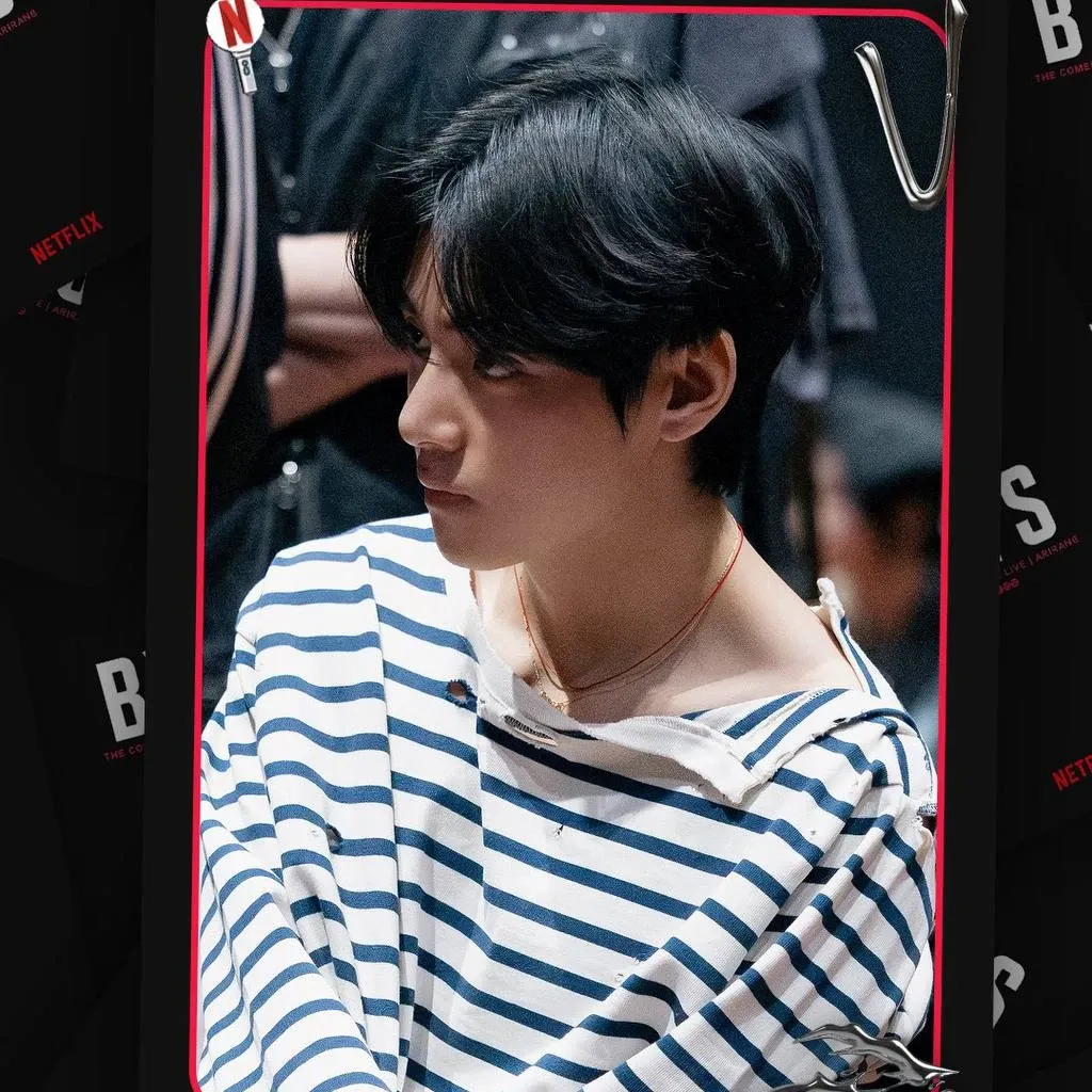 V (BTS)の舞台裏ショット