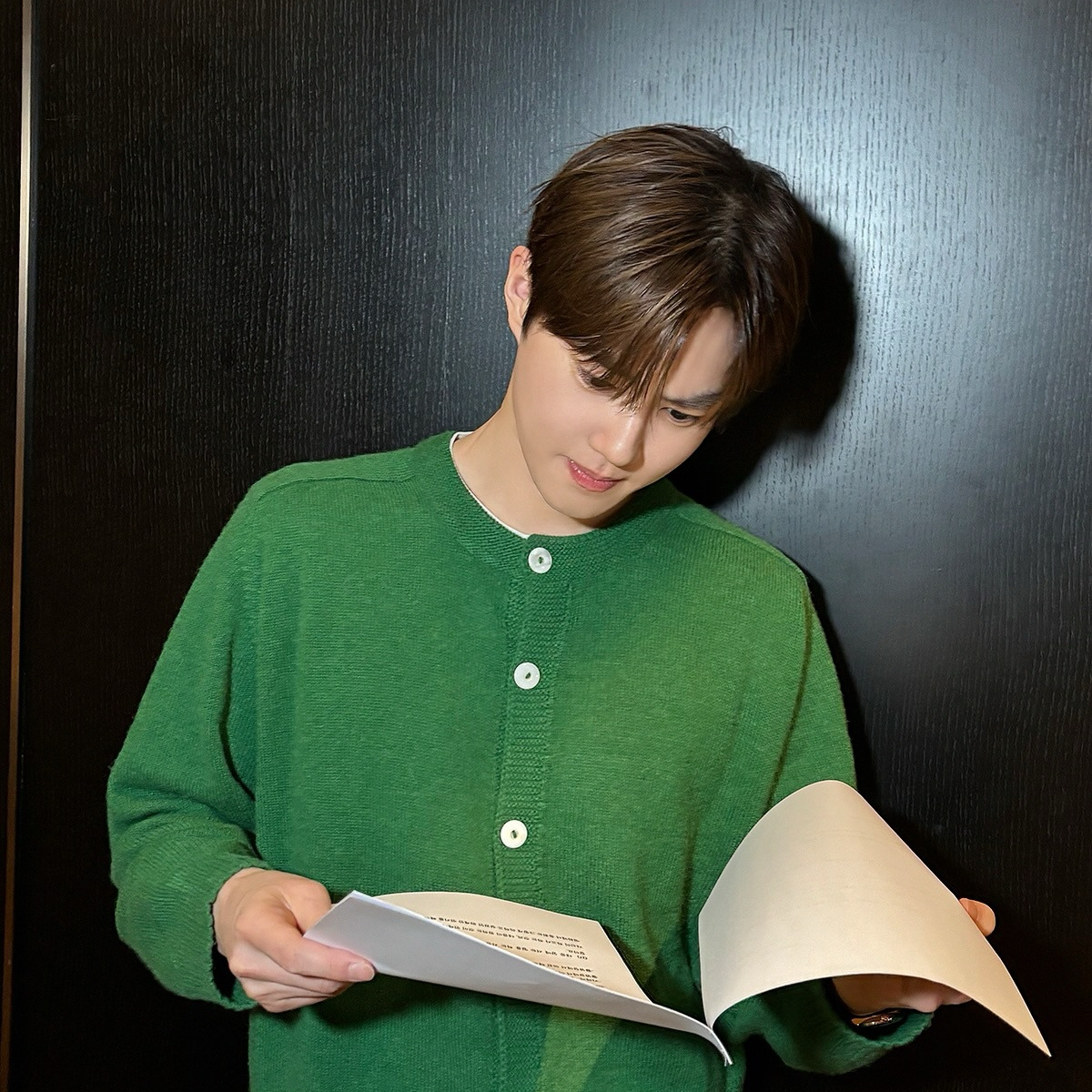 Recent activity shot of Suho (EXO)