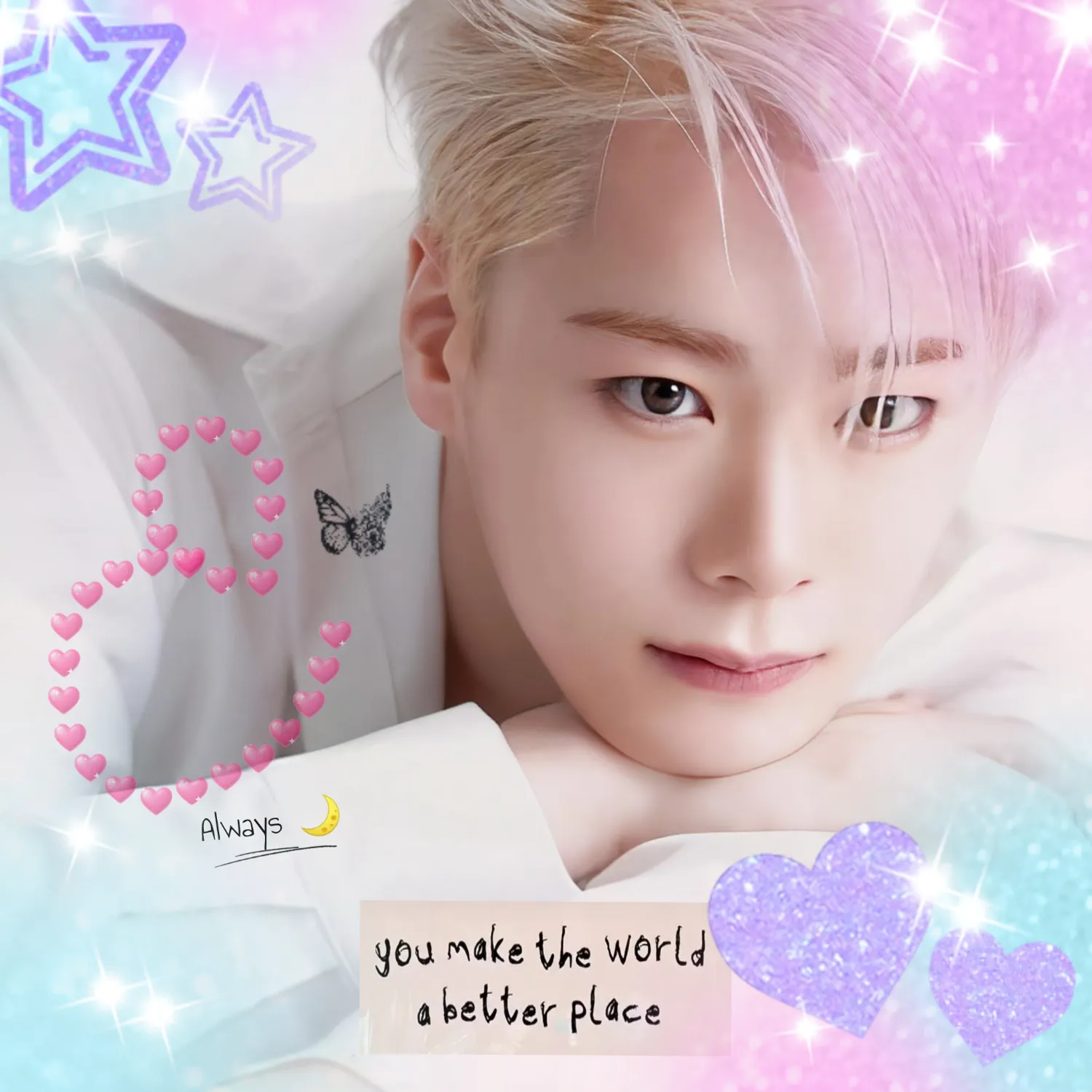 A moment captured by Moonbin (ASTRO)'s fan