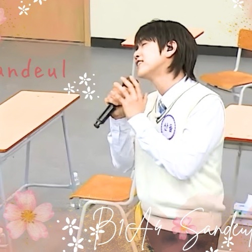 Recent activity shot of Sandeul (B1A4)