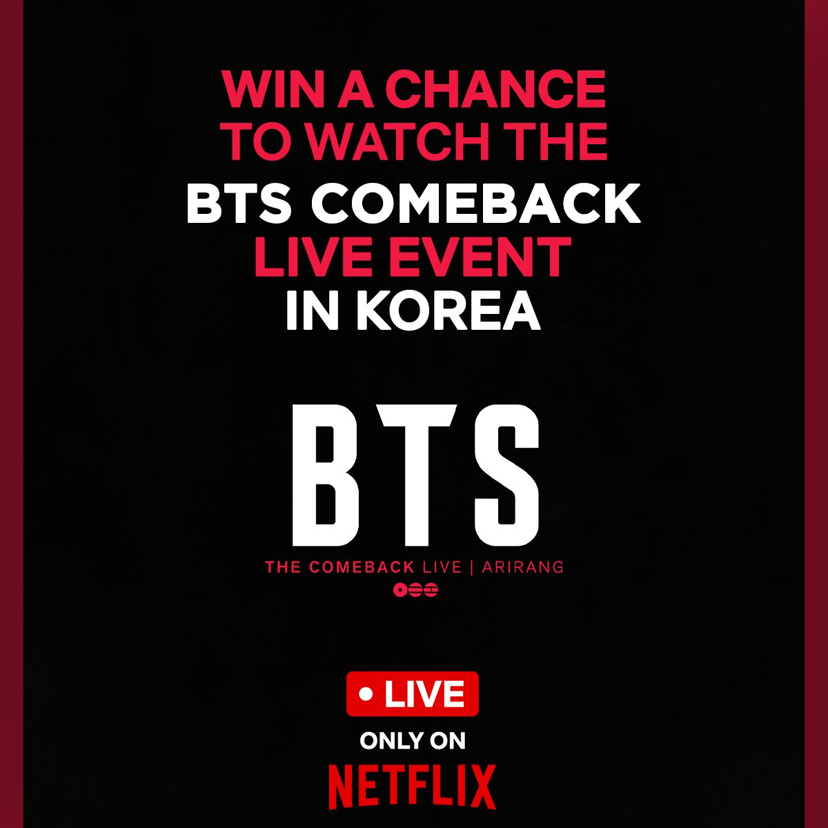 Recent activity shot of BTS