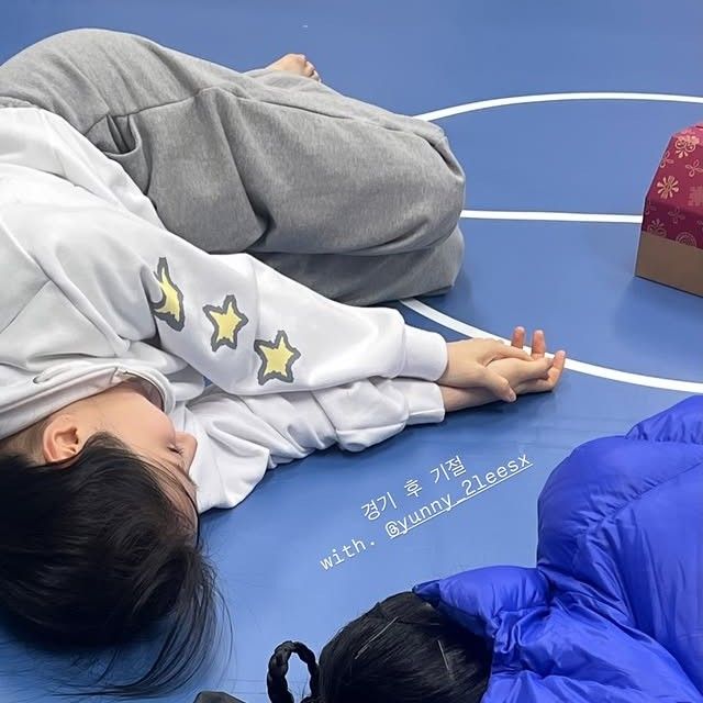 イ・チェヨンの舞台裏ショット