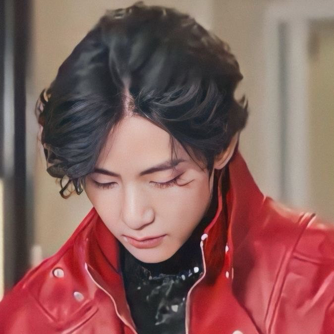 A moment captured by V (BTS)'s fan