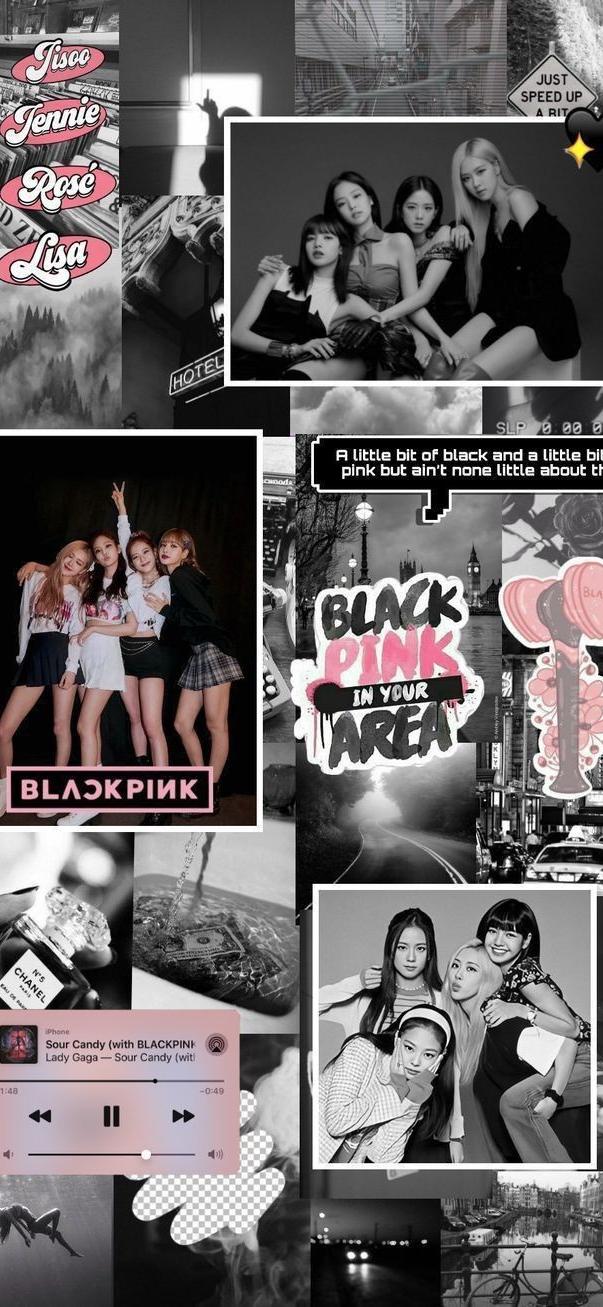 A heartfelt wallpaper shared by BLACKPINK's fans