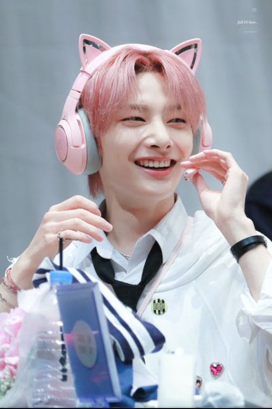 A moment captured by I.N (Stray Kids)'s fan