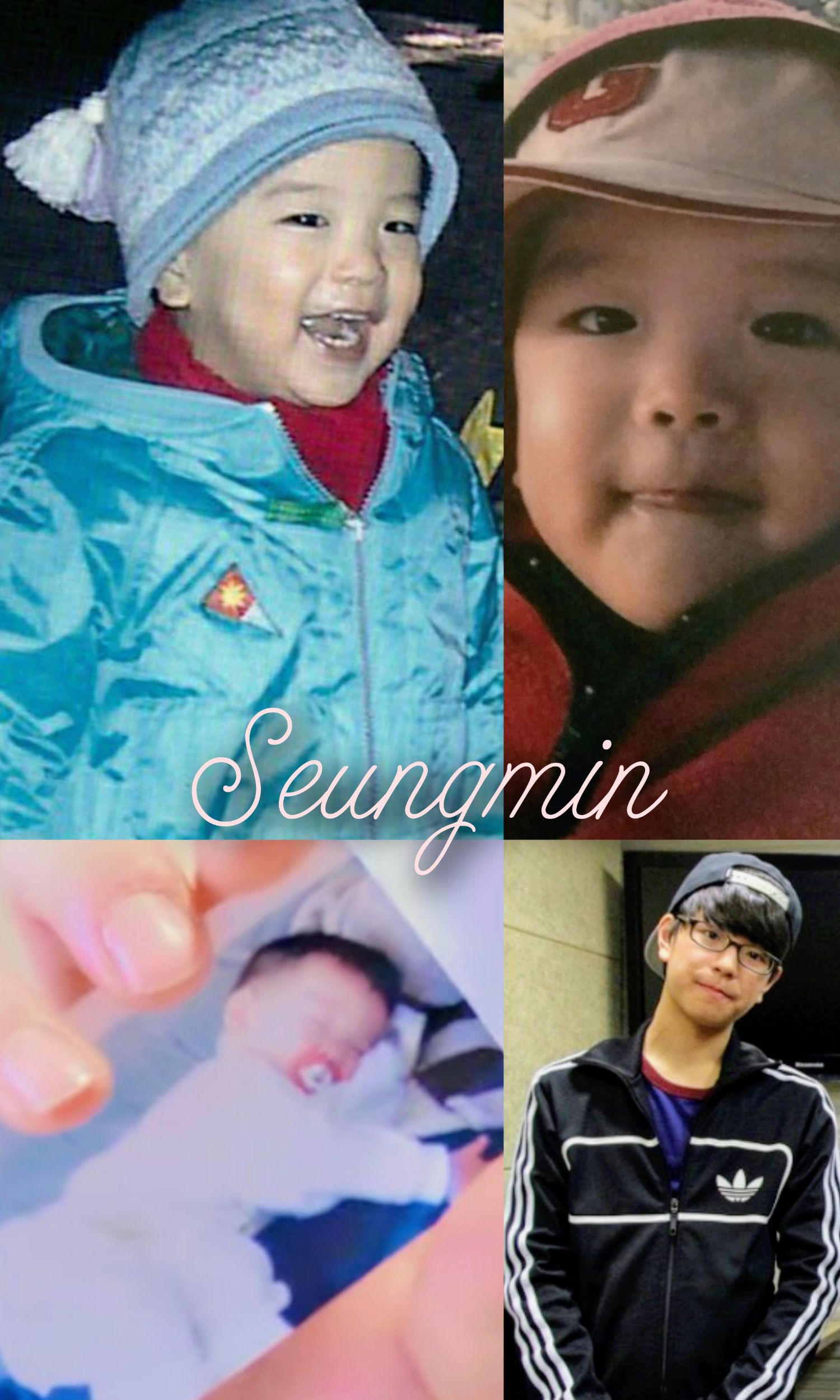 A heartfelt wallpaper shared by Seungmin (Stray Kids)'s fans