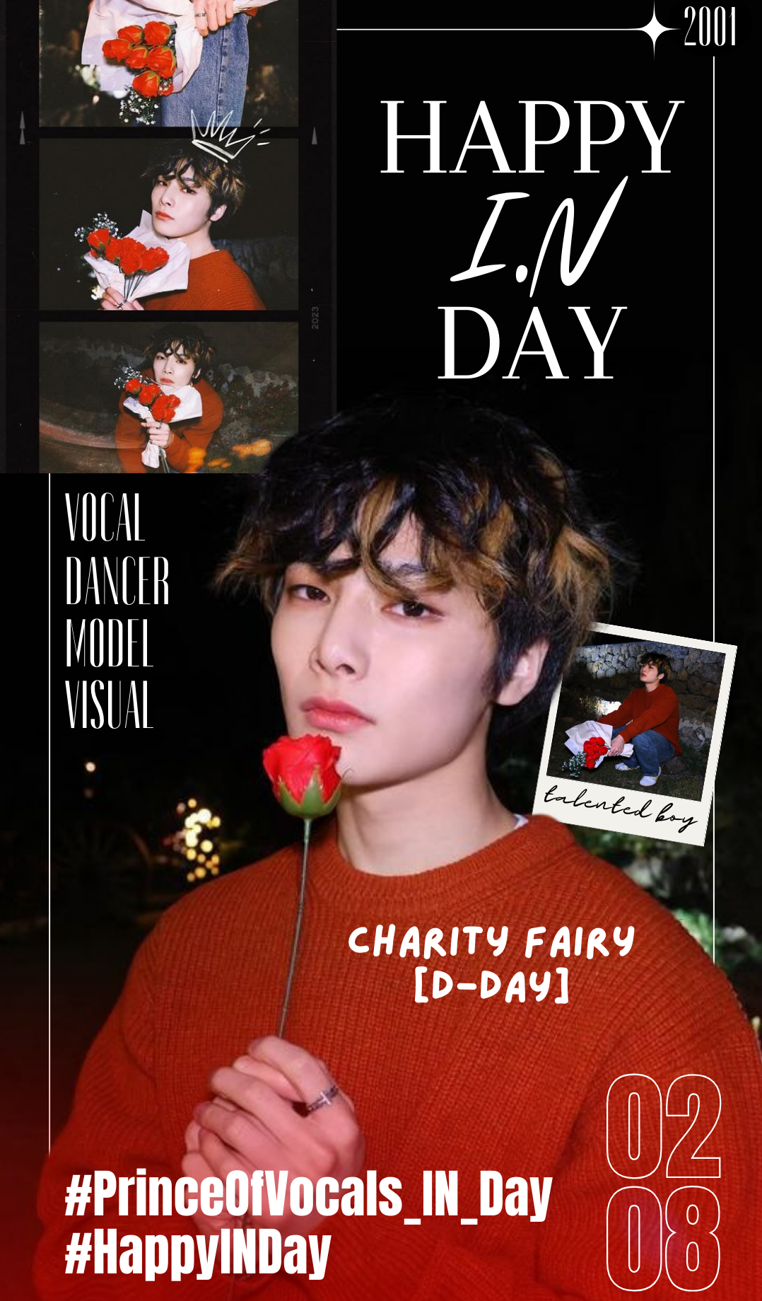 A heartfelt wallpaper shared by Stray Kids's fans